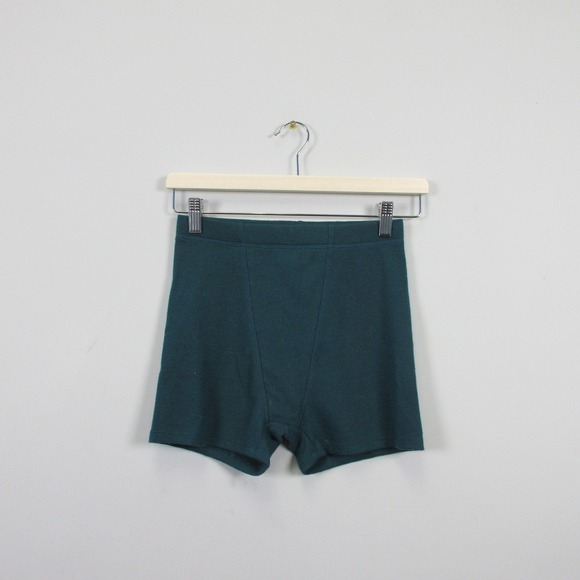 Victoria's Secret Bra Top & Shorts Set XS Blue Waffle Knit Lounge Matching 152 - Picture 2 of 13